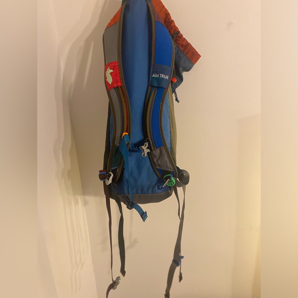 Cotopaxi Luzon 18 Navy Blue And Olive Green Drawstring Backpack View 6